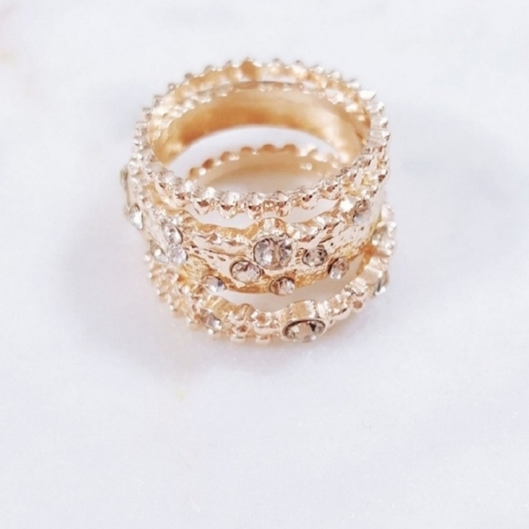 Rose Gold 5 PCS Set | Boho Rings - Picture 6 of 8